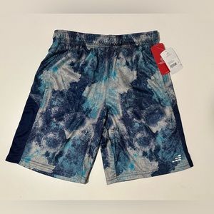 NWT BCG Boys Training Shorts Grey and Navy size Large(14-16)